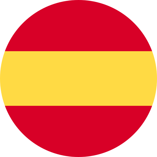 icono redondo bandera de españa